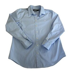 Lauren Ralph Lauren Non-Iron Size L Petite Closet Staple Effortless Classic